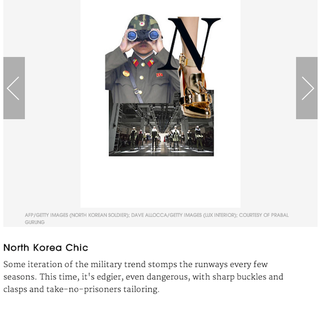 Illustration for article titled North Korea Has the Hottest Dictator Fashion, According to Elle